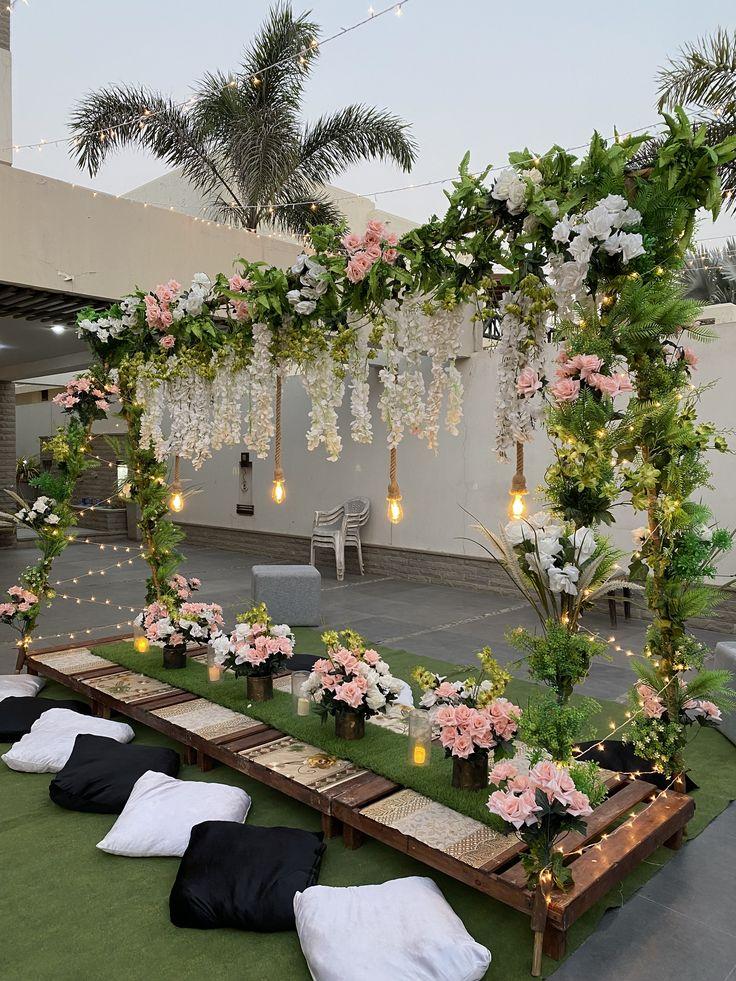 Garden wedding setup Ras Al Khaimah